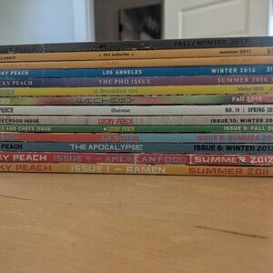 14 Issues of Lucky Peach Magazine